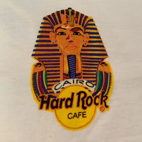 Hard Rock City Shirt-Cairo. Size M. Heavy Tee - Picture 2 of 4